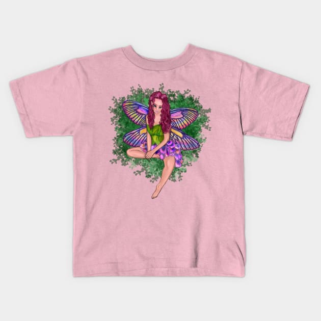 Butterfly Fairy Kids T-Shirt by theerraticmind